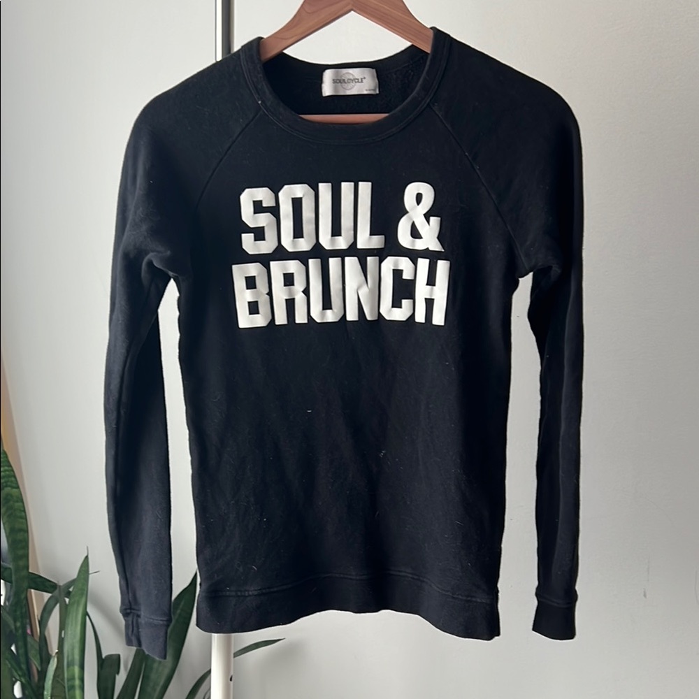 SoulCycle Black Soul & Brunch Sweatshirt XS